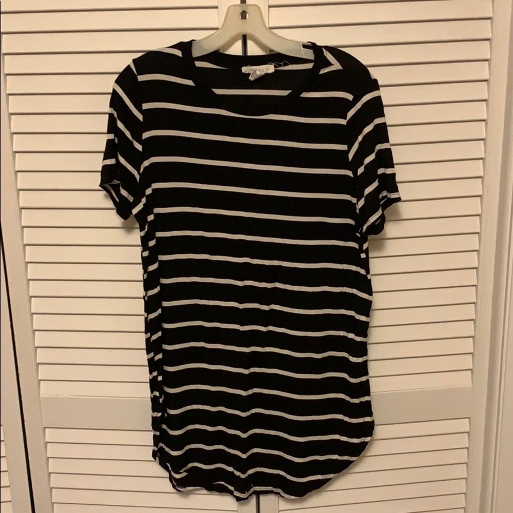 Forever 21 striped long shirt/tshirt dress